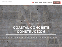 Tablet Screenshot of coastalconcreteconstruction.net